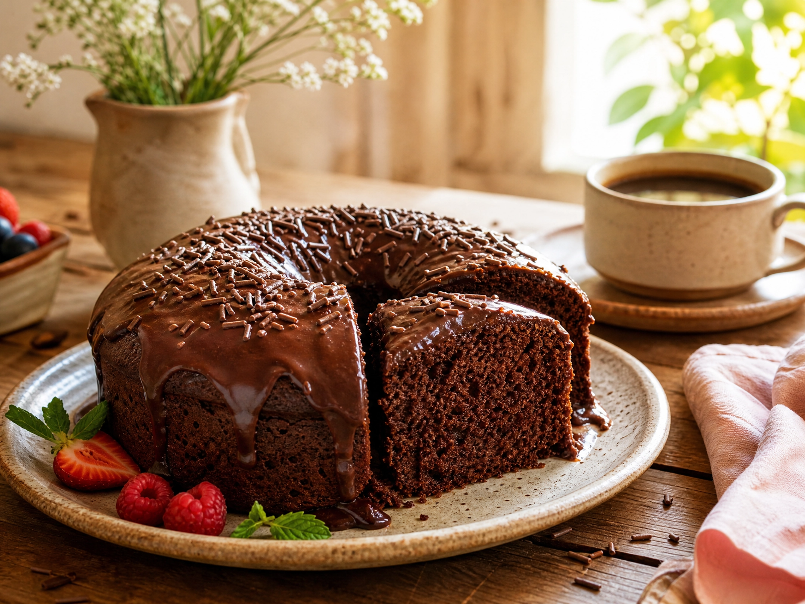 Bolo de Chocolate Saudável para o Café da Manhã: Uma Alternativa Nutritiva e Deliciosa