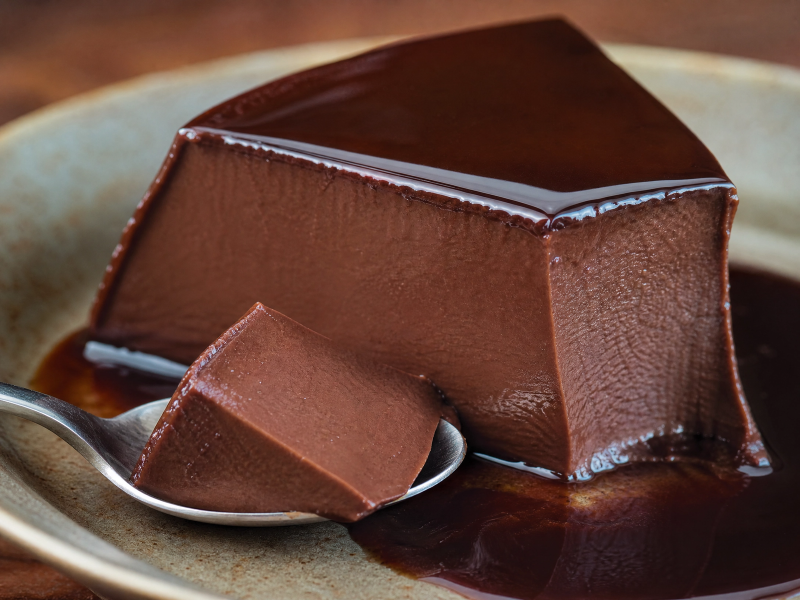 A Arte de um Pudim de Chocolate Lisinho e Cremoso