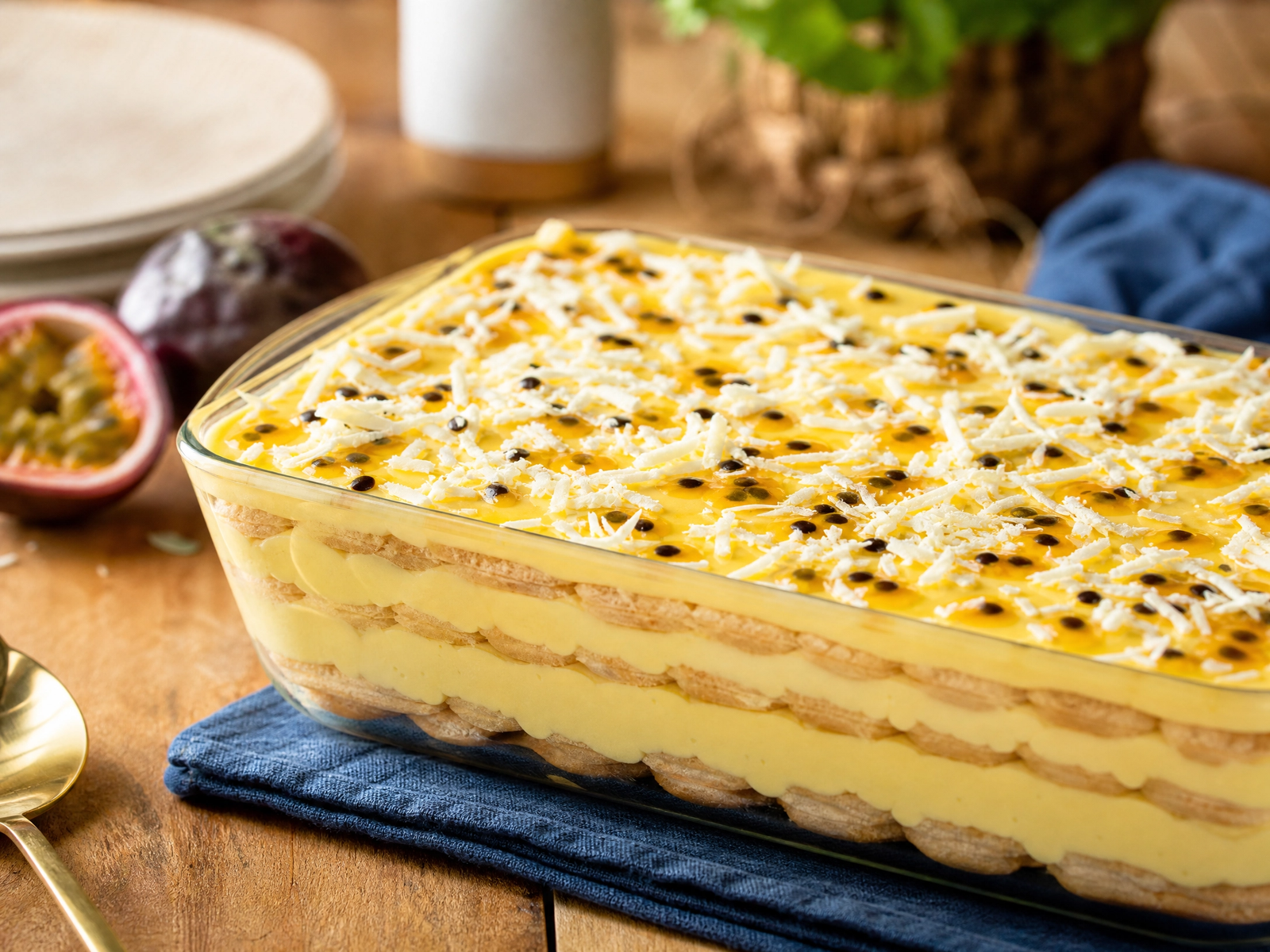 A Revolução dos Doces Sem Forno: O Pavê de Maracujá Descomplicado
